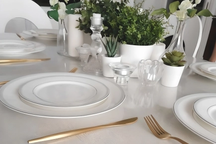 Размеры гибкого стекла на стол