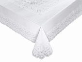 картинка Скатерть в рулоне мод. CS-335  БЕЛАЯ 1,2*16м (10 шт. в рулоне 120*160 см) — Великий Путь