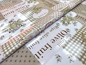 картинка Клеенка ПВХ на тканевой основе "ГЛЯНЕЦ"0,26мм 1,37*20м мод.STS5752-1 — Великий Путь