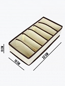 картинка Органайзер для белья, 6 ячеек 34*16*10CM мод.1032 — Великий Путь